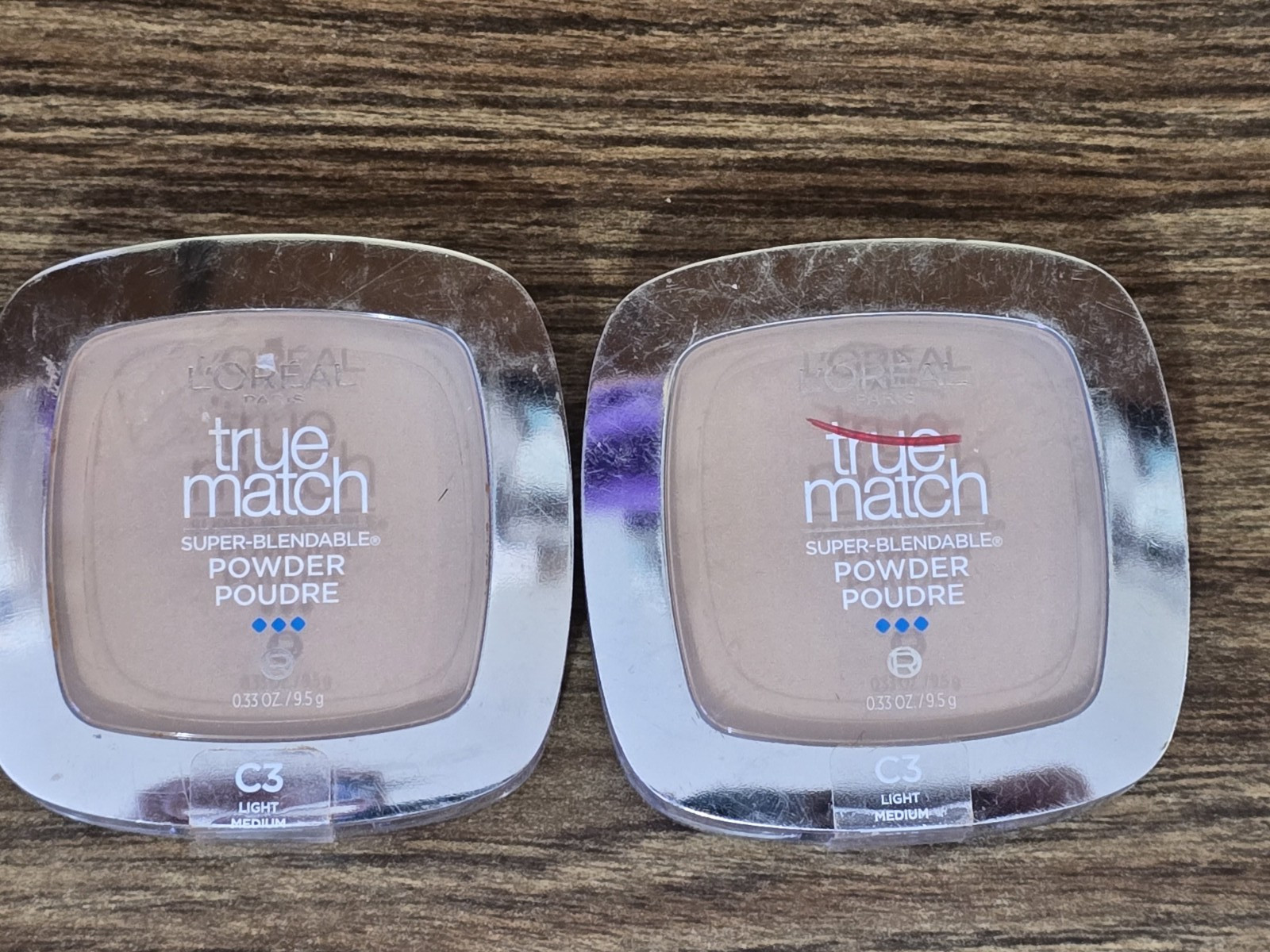 2x L’oreal True Match Super Blendable Powder Foundation Compact C3 LIGHT MEDIUM