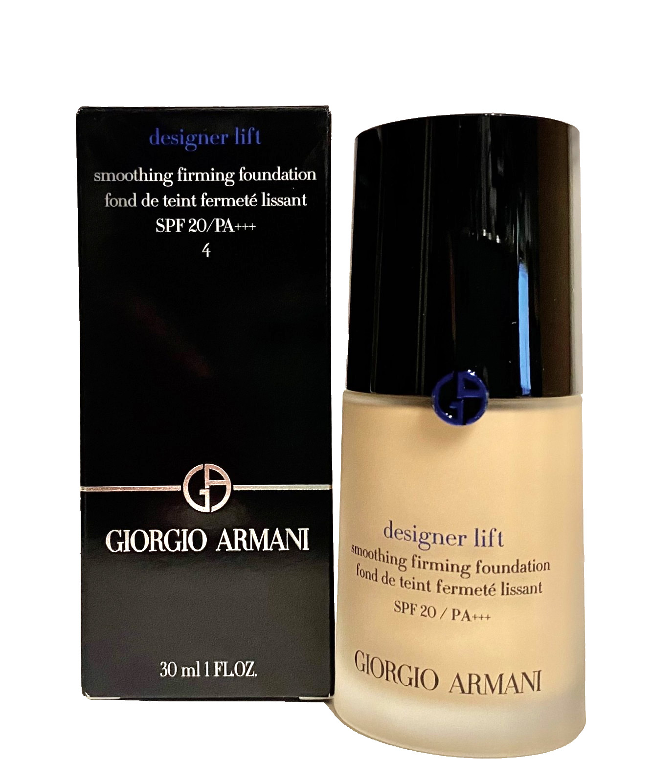 GIORGIO ARMANI Designer Lift Smoothing Firming Foundation SPF 20 # 4 NIB