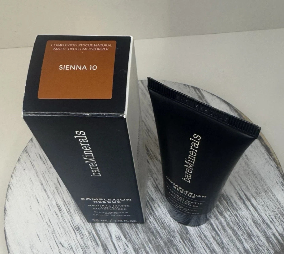bareMinerals Complexion Rescue Matte Tinted Moisturizer SPF 30 ~ Sienna 10 ~ NIB