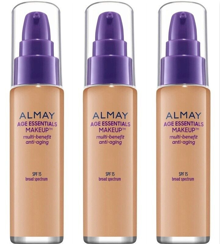 3 ALMAY Age Essentials Makeup Anti Age Foundation 150 WARM COOL (706 SEALED)