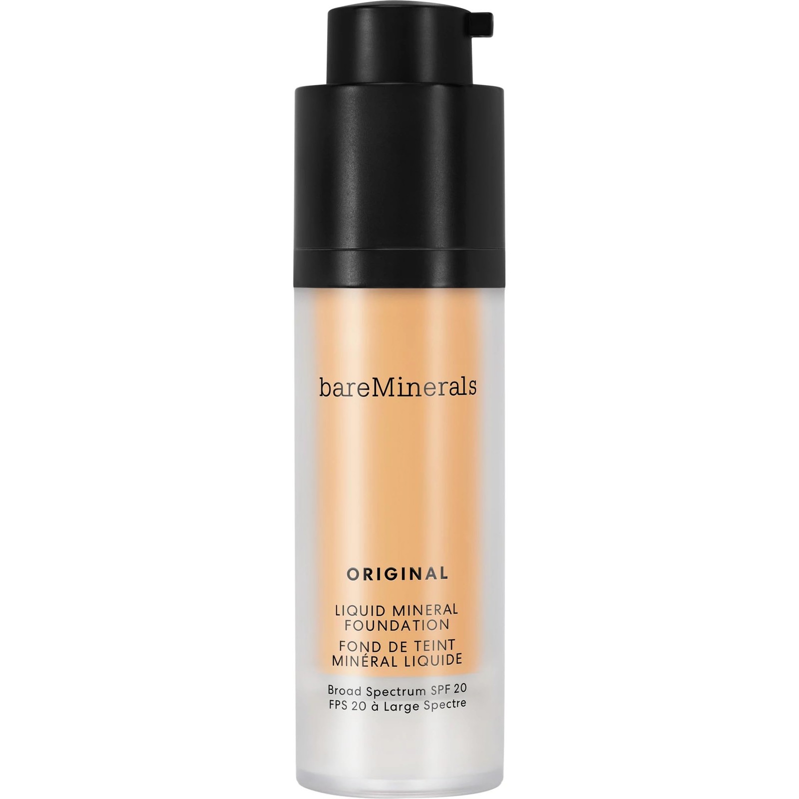 bareMinerals Original Liquid Mineral Foundation SPF20 Tan Nude 17 1oz Medium Cov