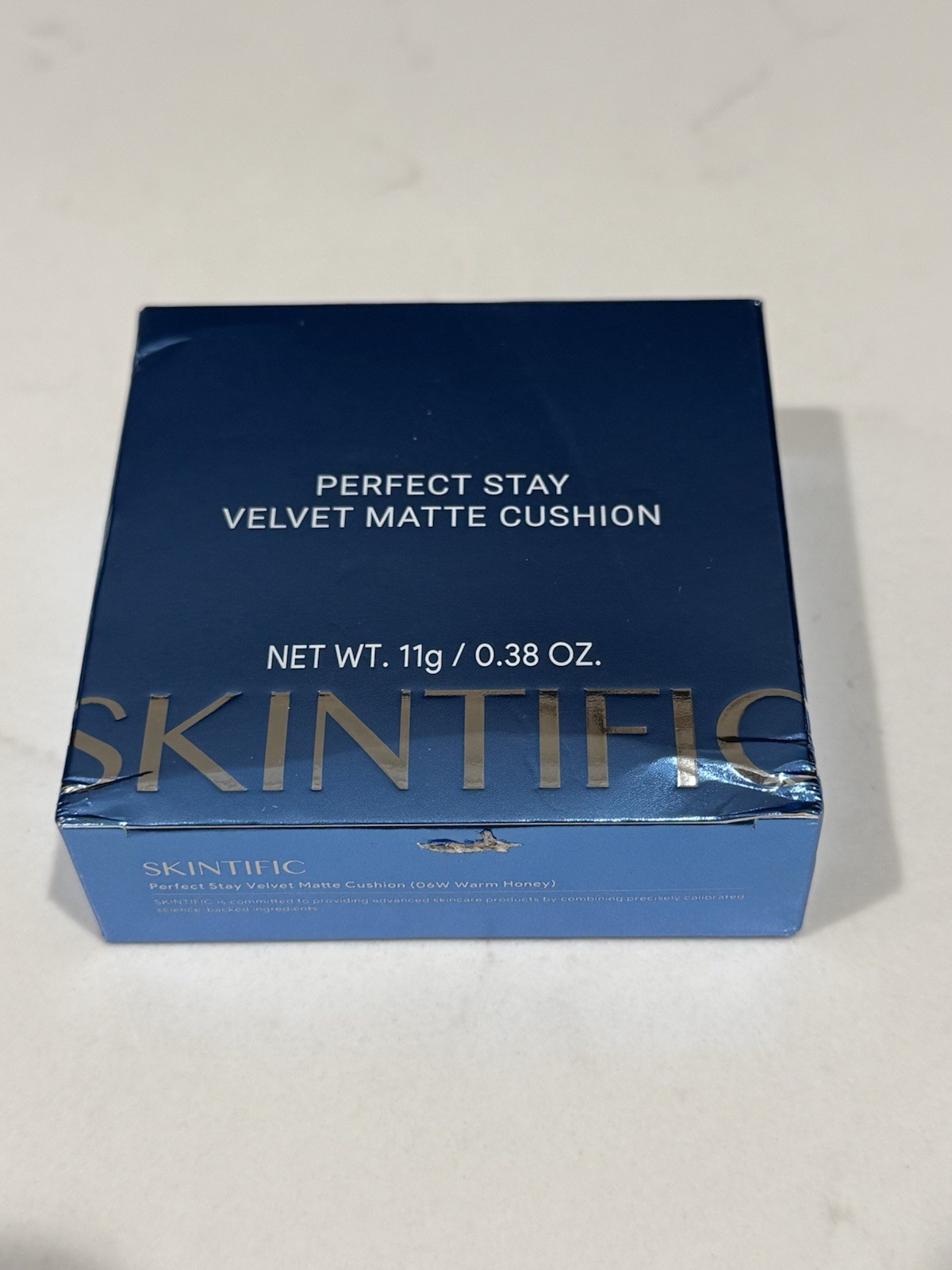 SKINTIFIC Perfect Stay Velvet Matte Cushion 06W Warm Honey 11g Full Coverage NEW