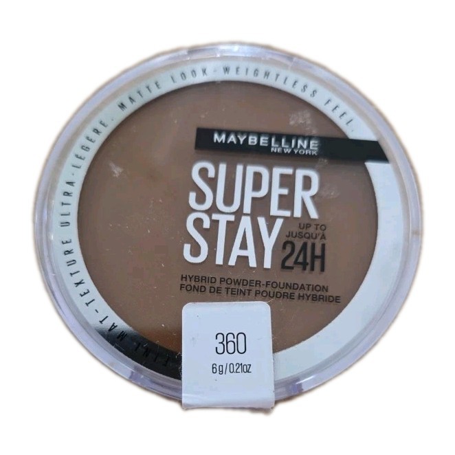 Maybelline Super Stay up to 24HR Hybrid Powder-Foundation 360 New & Sealed.021oz