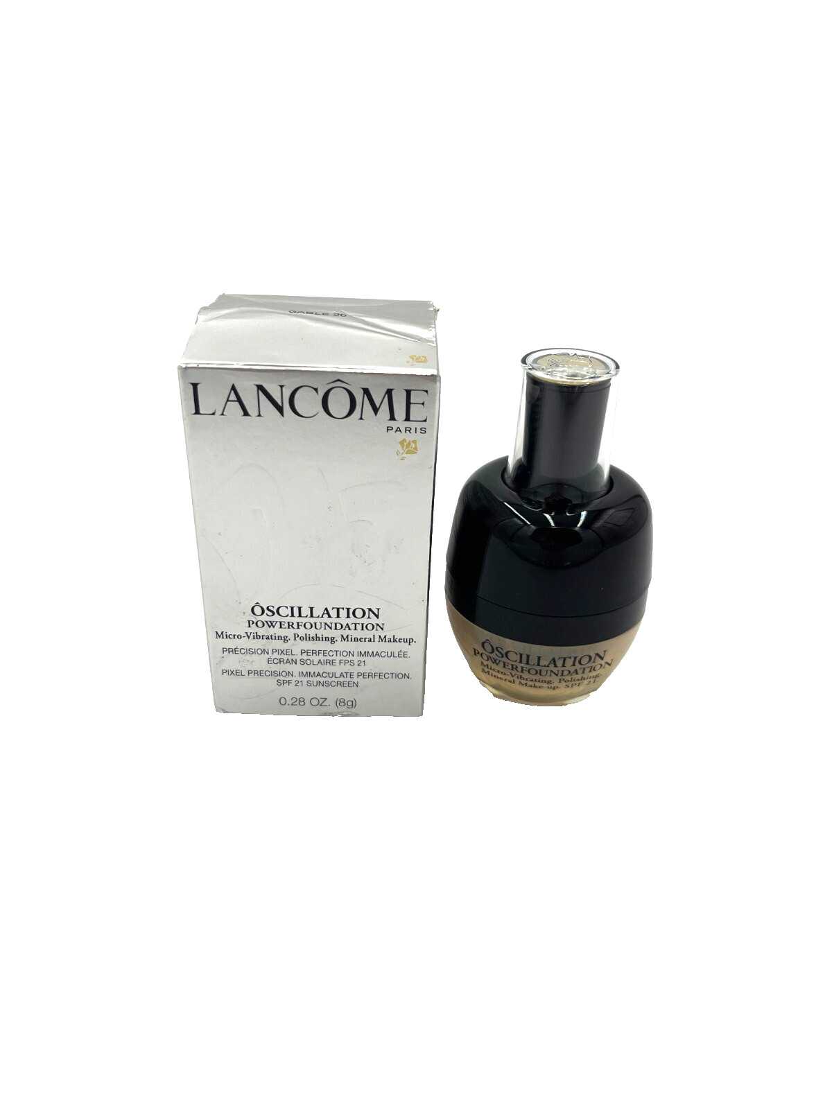 Lancome Oscillation Powder Foundation Micro Mineral Make Up SPF 21 0.28 Sable 20