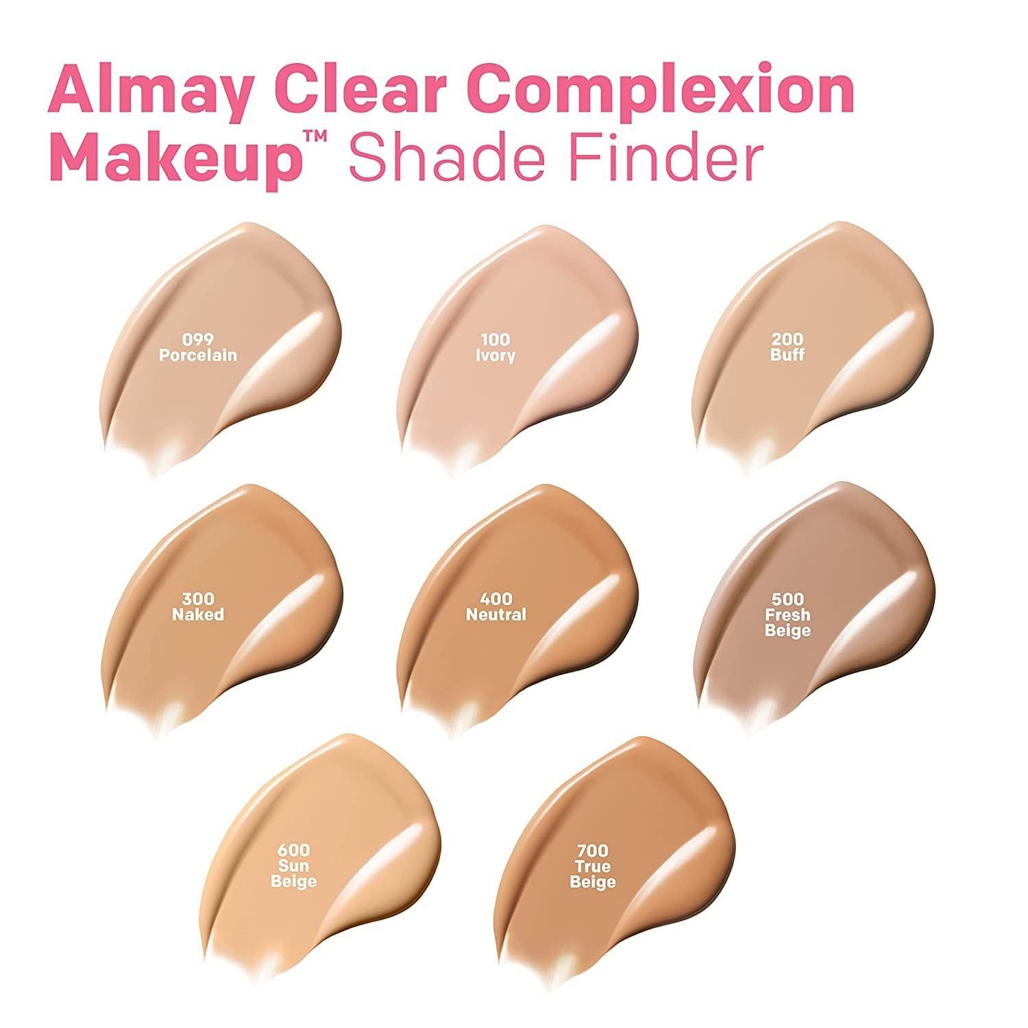 Almay Clear Complexion Acne Foundation Makeup with Salicylic Acid -…
