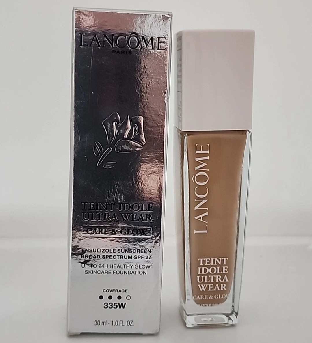 Lancome Teint Idole Ultra Wear Care & Glow Foundation ~ 335W ~ SPF 27 ~ Exp2026+
