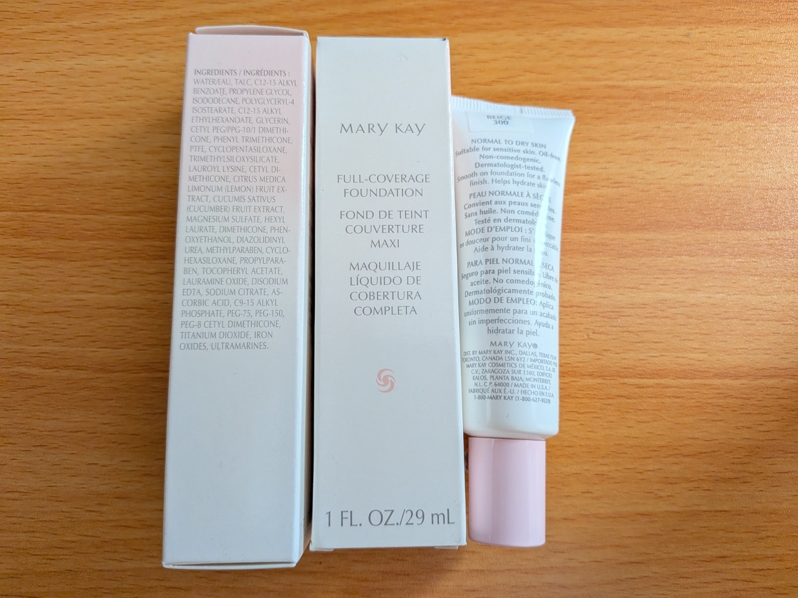 Mary Kay Full Coverage Foundation Choose Your Color Pink/Grey Cap FREE SHIPPING
