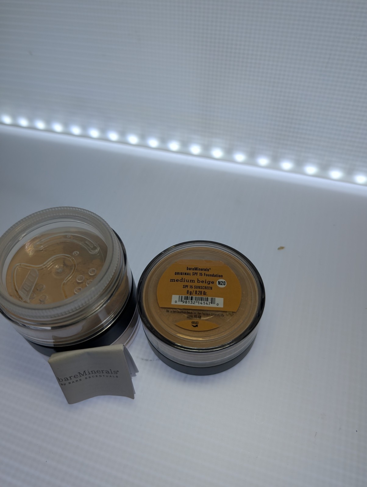 3 X Bareminerals Foundation Medium Beige N20 8g (Lot/Pack Of 3).