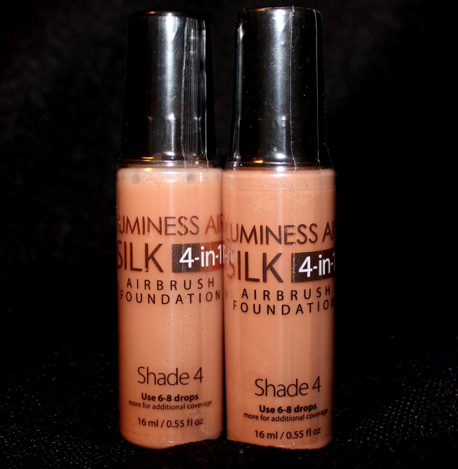 Luminess Air Silk 4 in 1 Airbrush Foundation Shade 4 .55 fl oz New Sealed