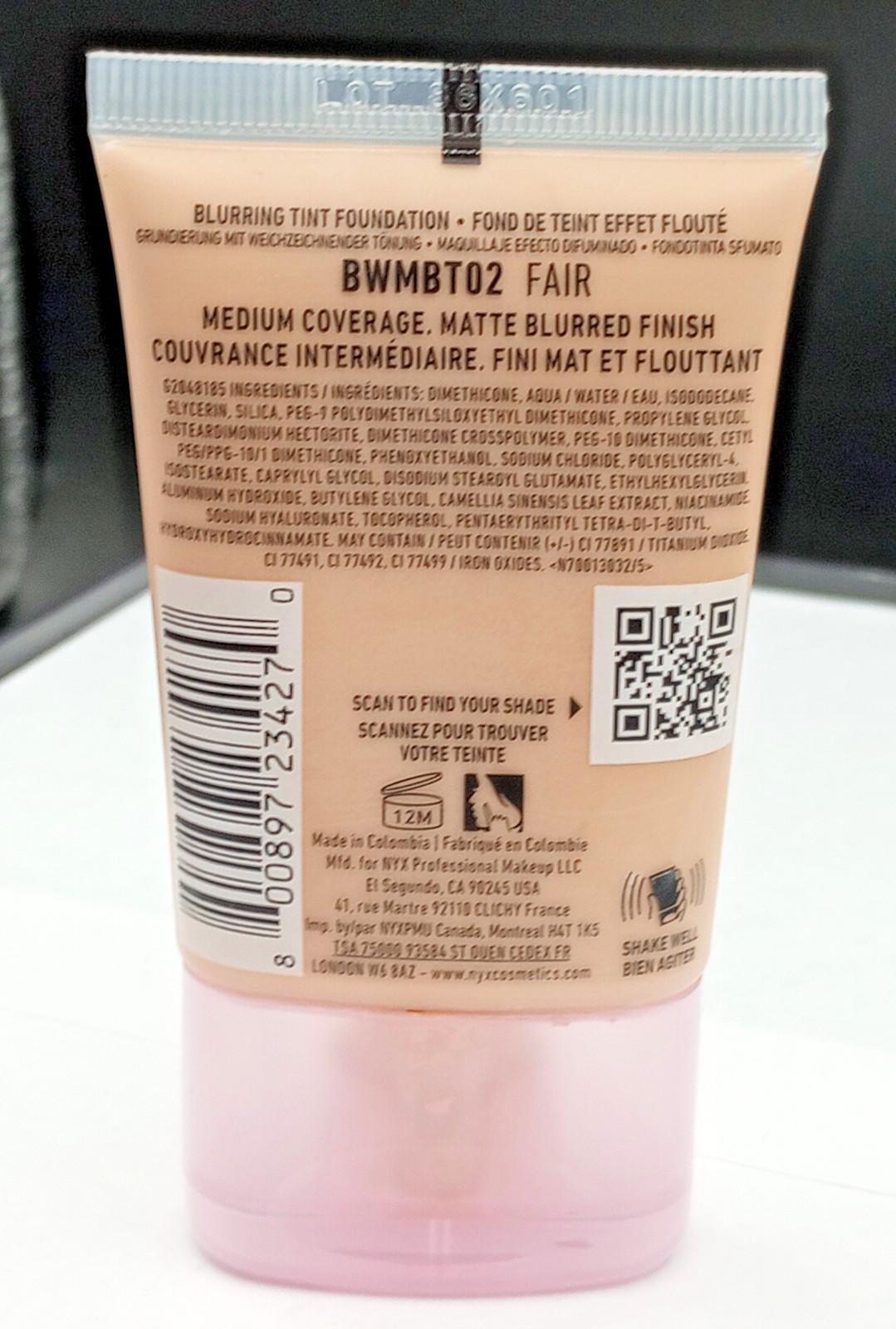 Bare With Me Blur Tint Soft Matte Foundation – #02 Fair