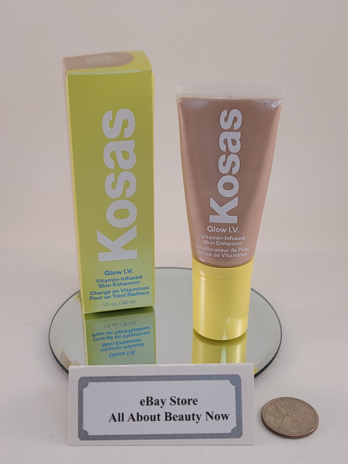 Kosas Glow IV Vitamin Infused Skin Enhancer SPARK 1 fl oz Full Size New In Box