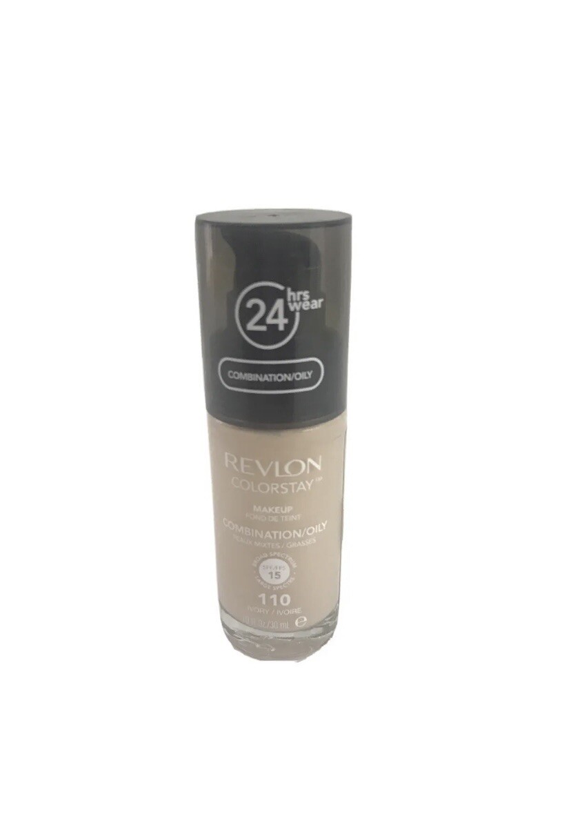 1 bottle REVLON COLORSTAY 24HR FOUNDATION MAKEUP combination/oily 110 IVORY