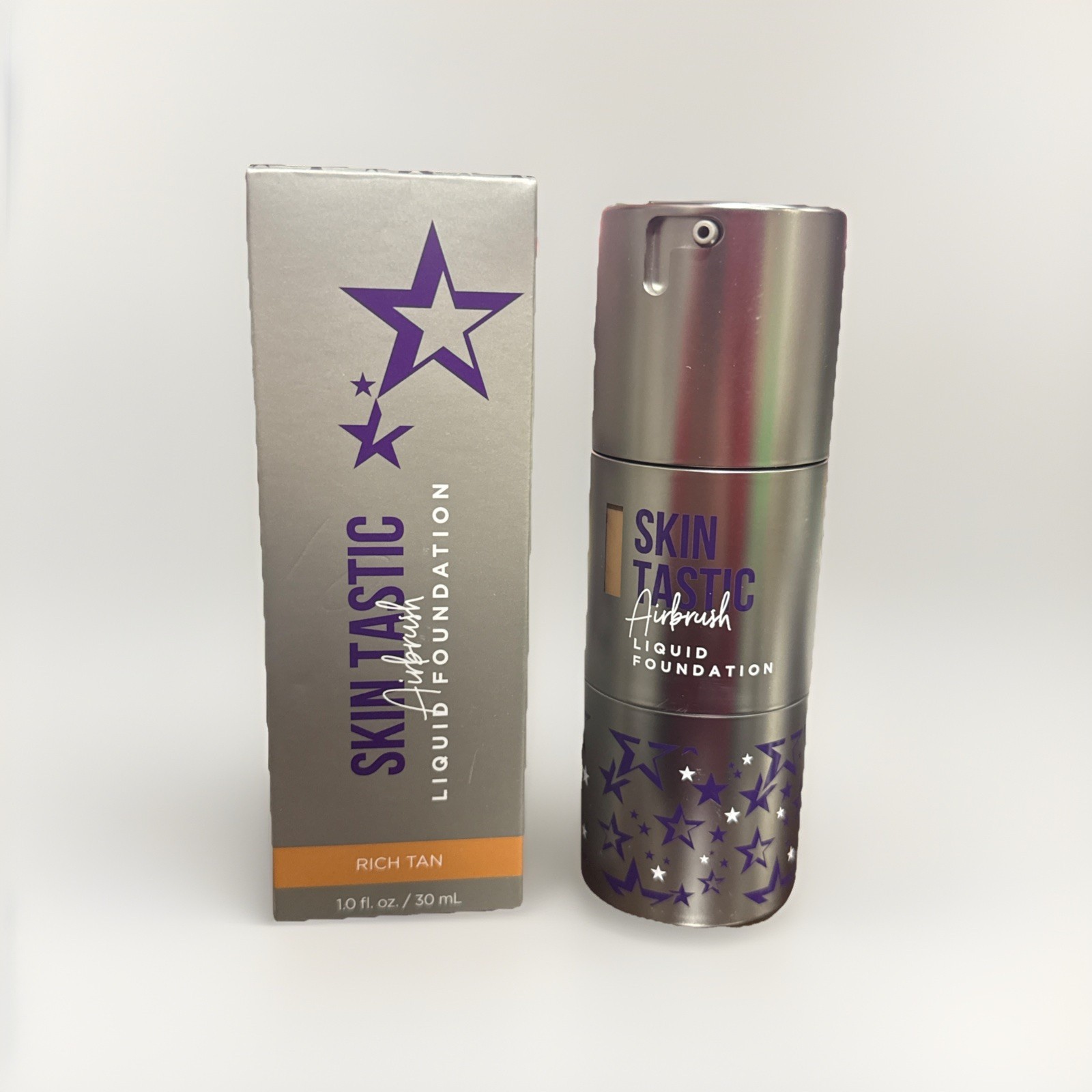 LWYA Skintastic Airbrush Liquid Foundation Rich Tan Full Coverage 1.0 oz NIB