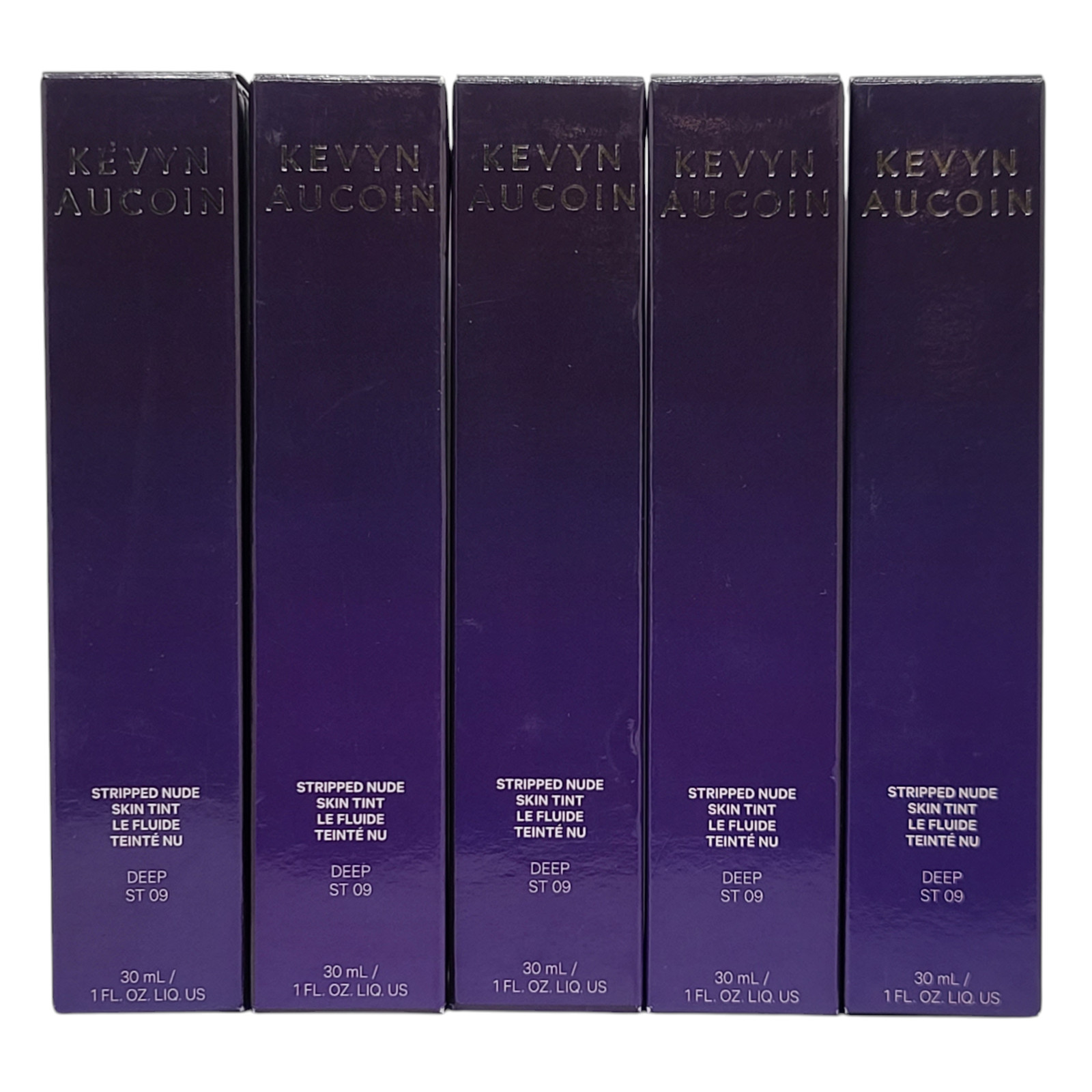 5 Pack Kevyn Aucoin Stripped Nude Skin Tint ST 09 Deep