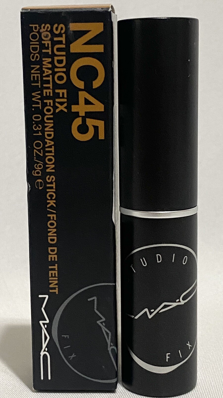 MAC Studio Fix Soft Matte Foundation Stick Shade NC45 Full Size .31oz / 9g