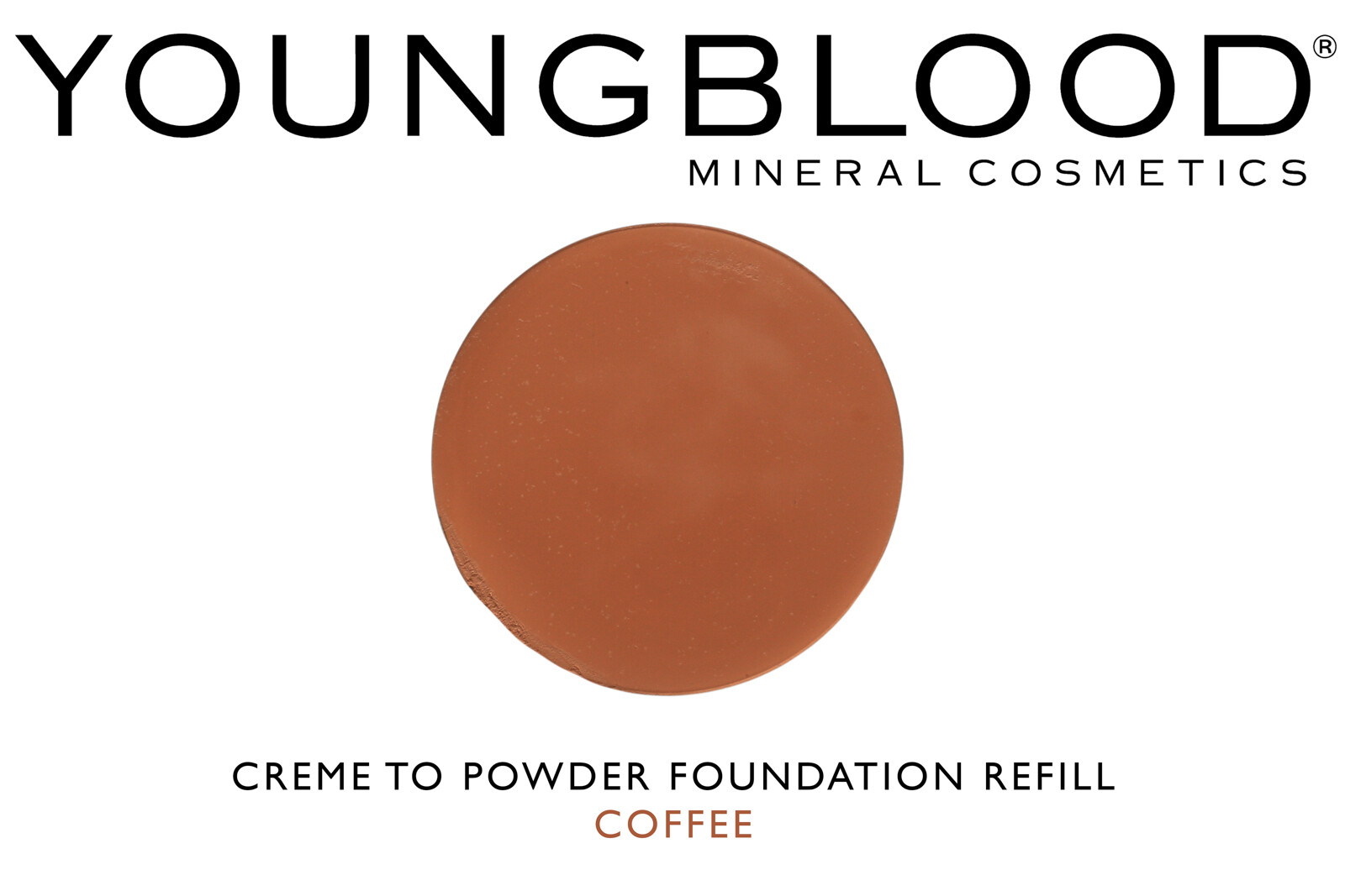 Youngblood Refill Mineral Radiance Creme Powder Foundation Coffee Color 7 grams
