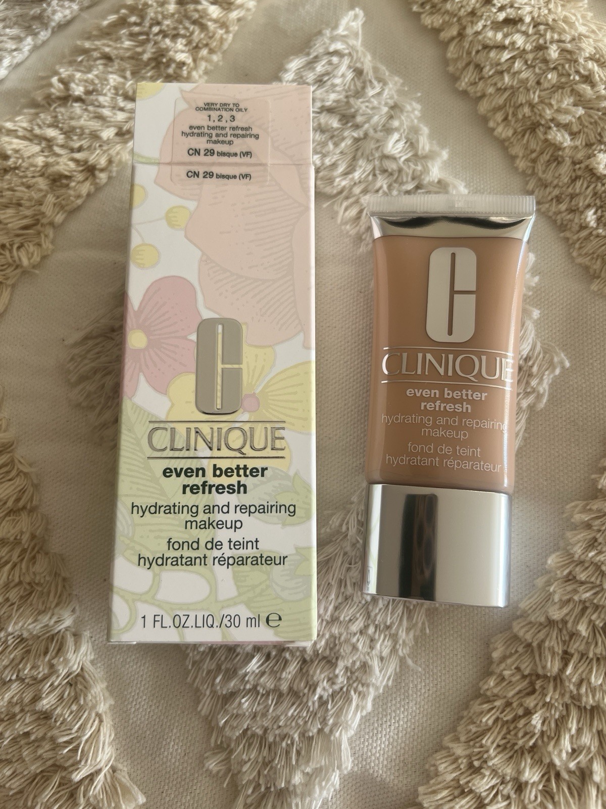 Clinique Even Better Refresh CN 29 Bisque Hydrating Makeup Foundation NEW