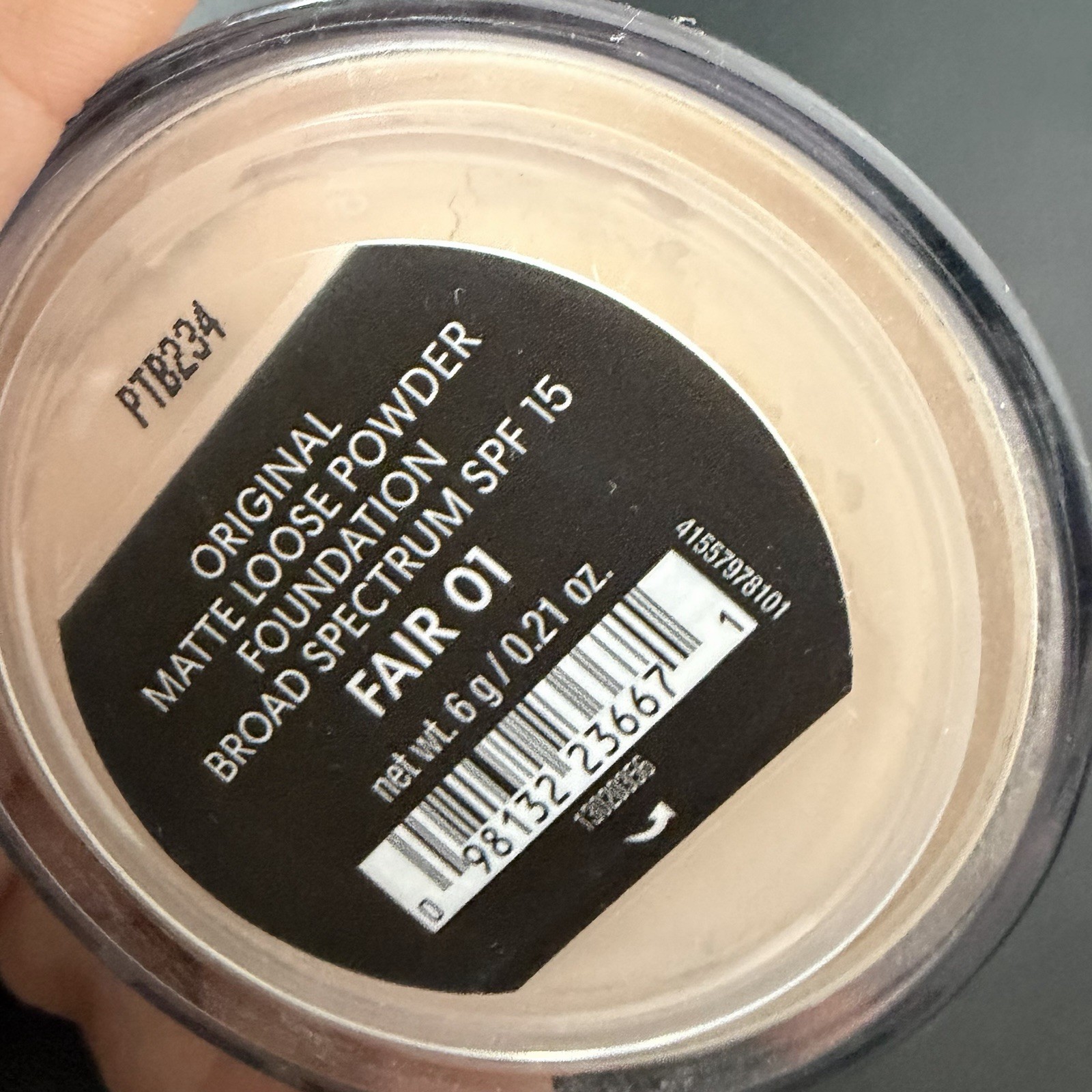 BareMinerals Matte loose powder Foundation broad spectrum with SPF 15 – 01 Fair