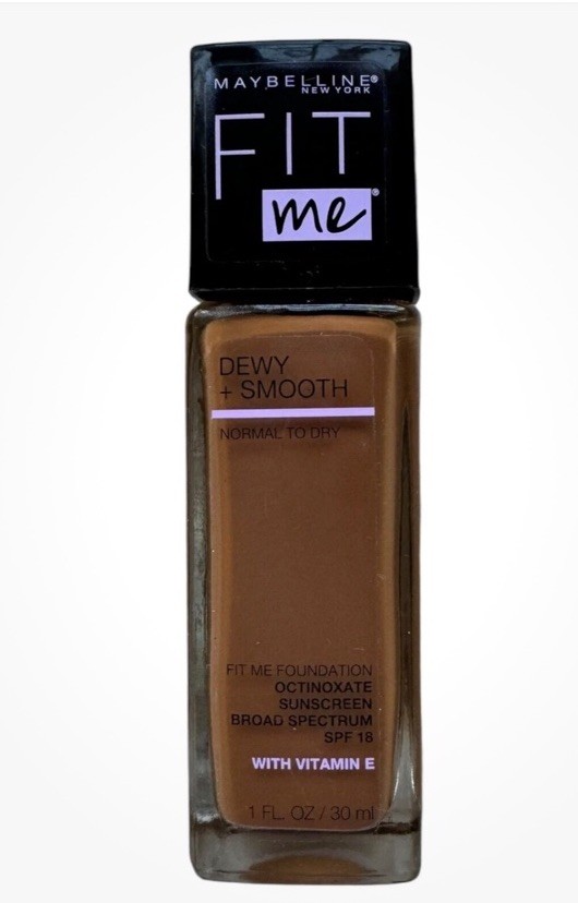 Maybelline Fit Me Dewy & Smooth Liquid Foundation SPF 18 – 355 Coconut – 1 oz