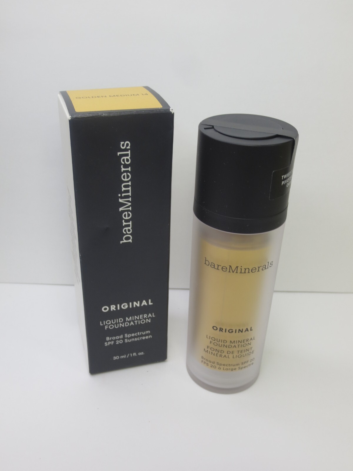 BAREMINERALS ORIGINAL LIQUID MINERAL FOUNDATION GOLDEN MEDIUM 14 1 OZ NWB