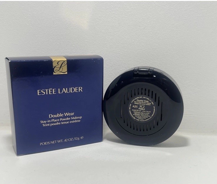 Estee Lauder Double Wear Stay In Place Powder Makeup 3C2 PEEBLE Batch A25 New