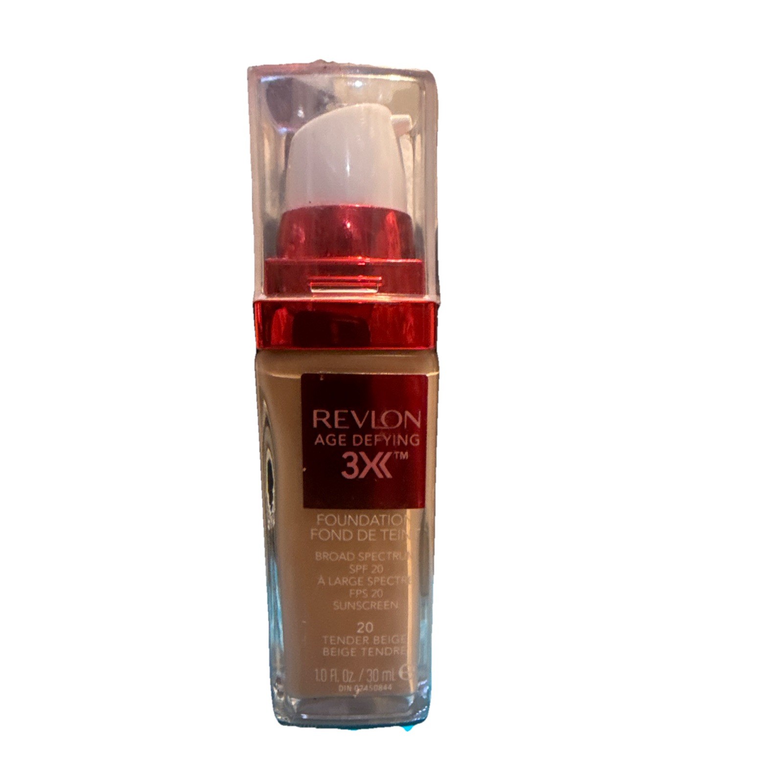 Revkon Age Defying 3X Liquid Foundation SPF 20 Tender Beige 1 fl Oz