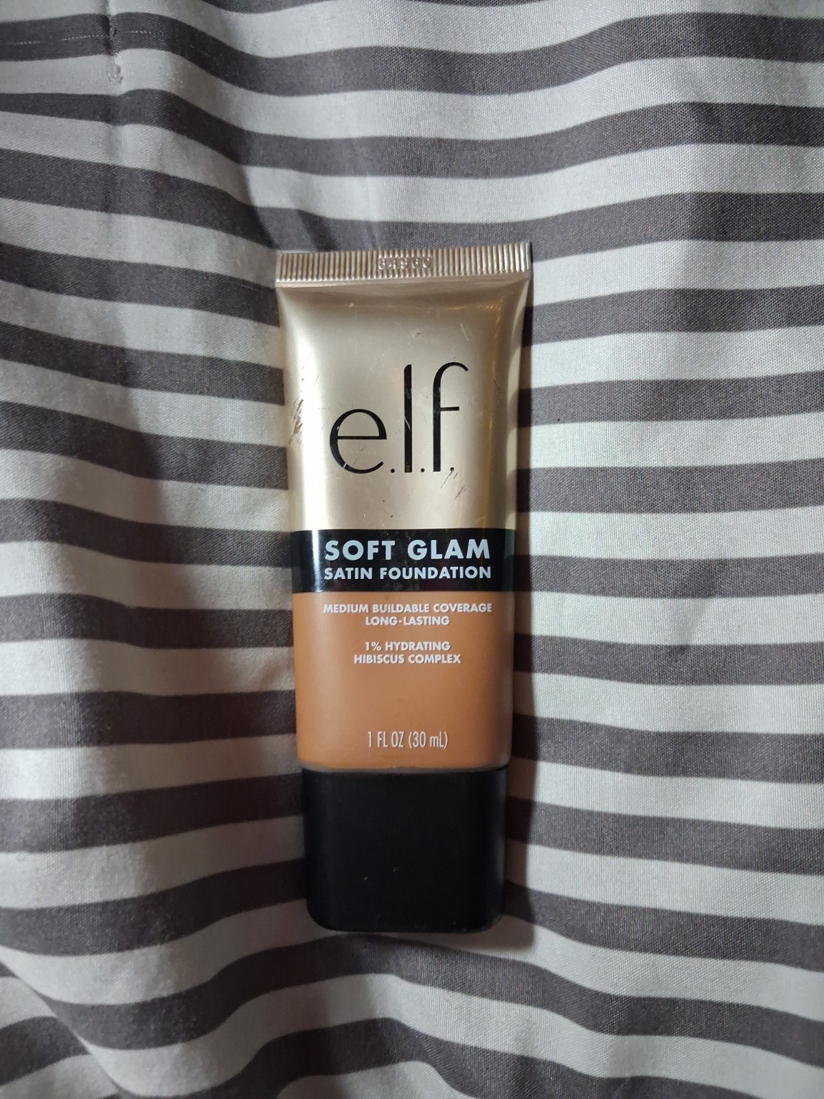 e.l.f. Soft Glam Foundation Medium Coverage, Long-Lasting 51 Deep Cool 1.oz