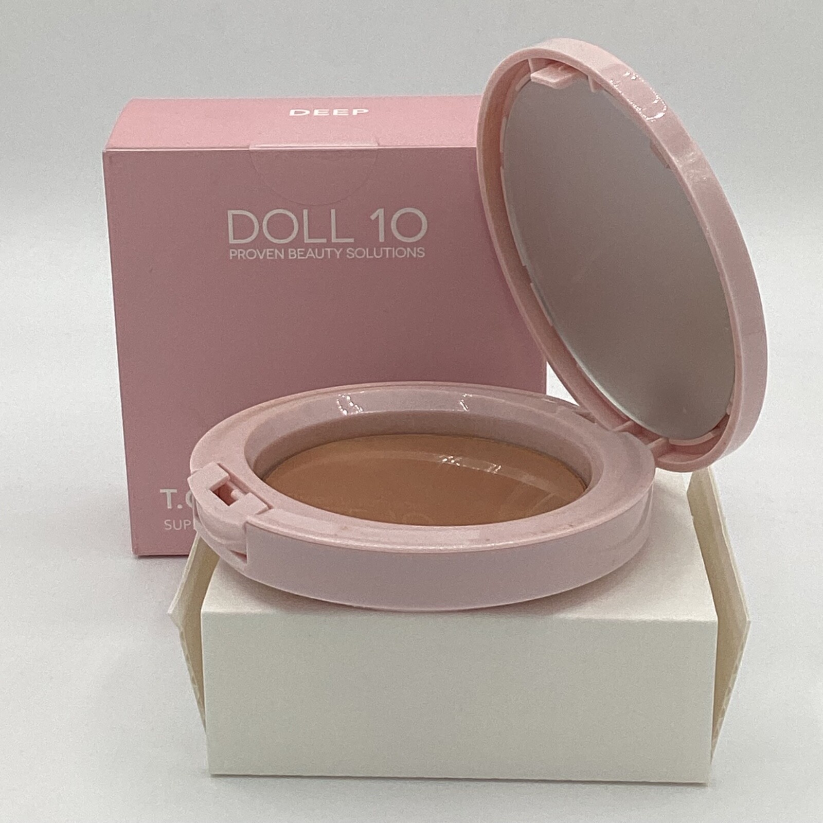 Doll 10 T.C.E. Super Coverage Serum Powder Deep Full Size – NEW