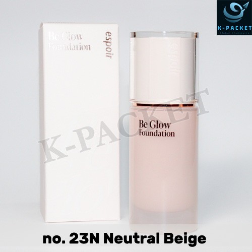 ESPOIR Be Glow Foundation 30g #23N Neutral Beige Korean Seller Korean Cosmetics