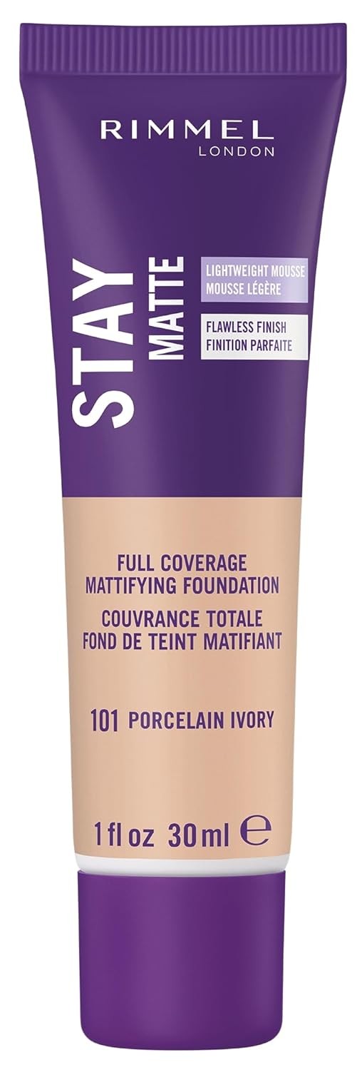 Rimmel Stay Matte Liquid Mousse Foundation Porcelain Ivory 101