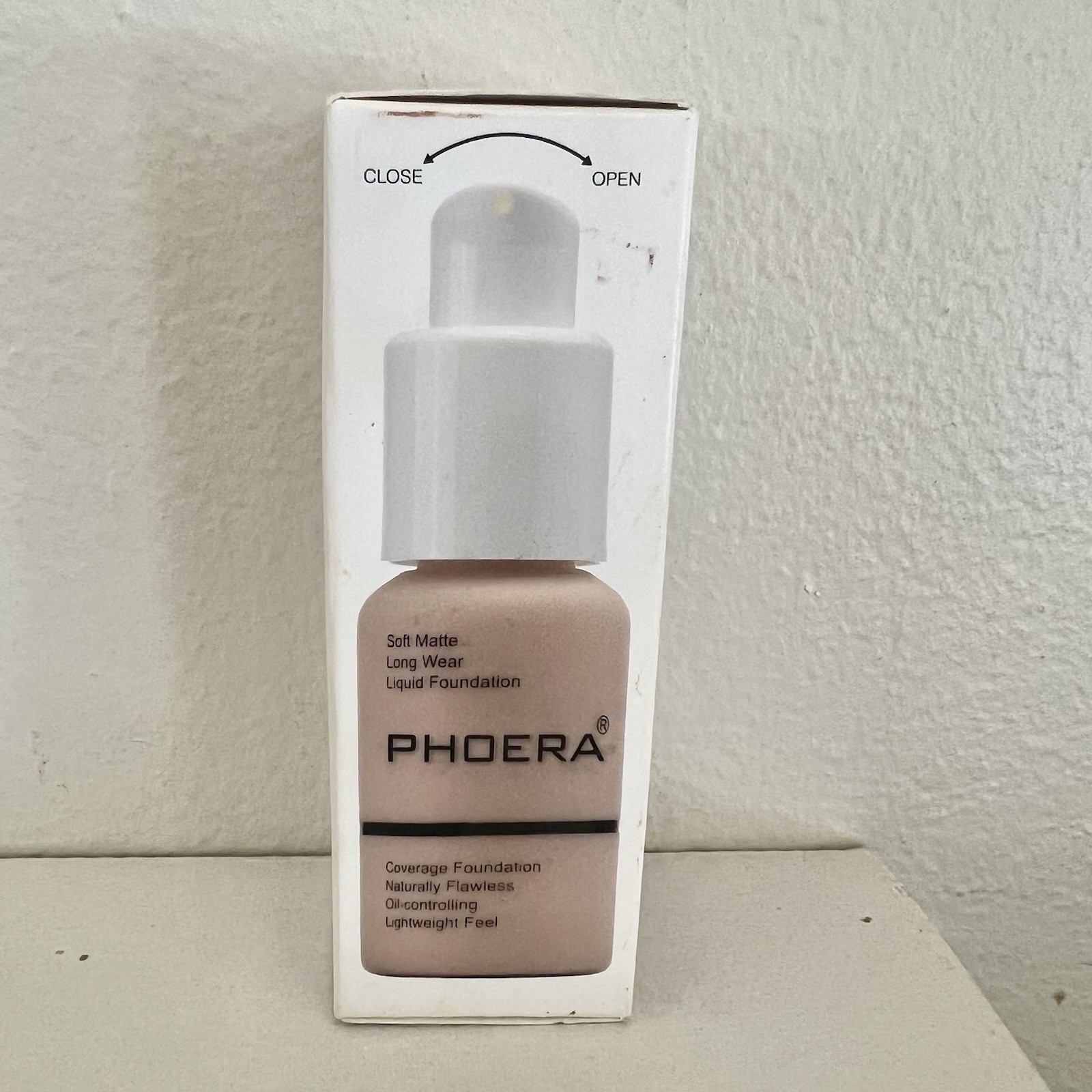 Phoera Silky Full Coverage Liquid Foundation #101 Porcelain 30ml 1 Oz NEW
