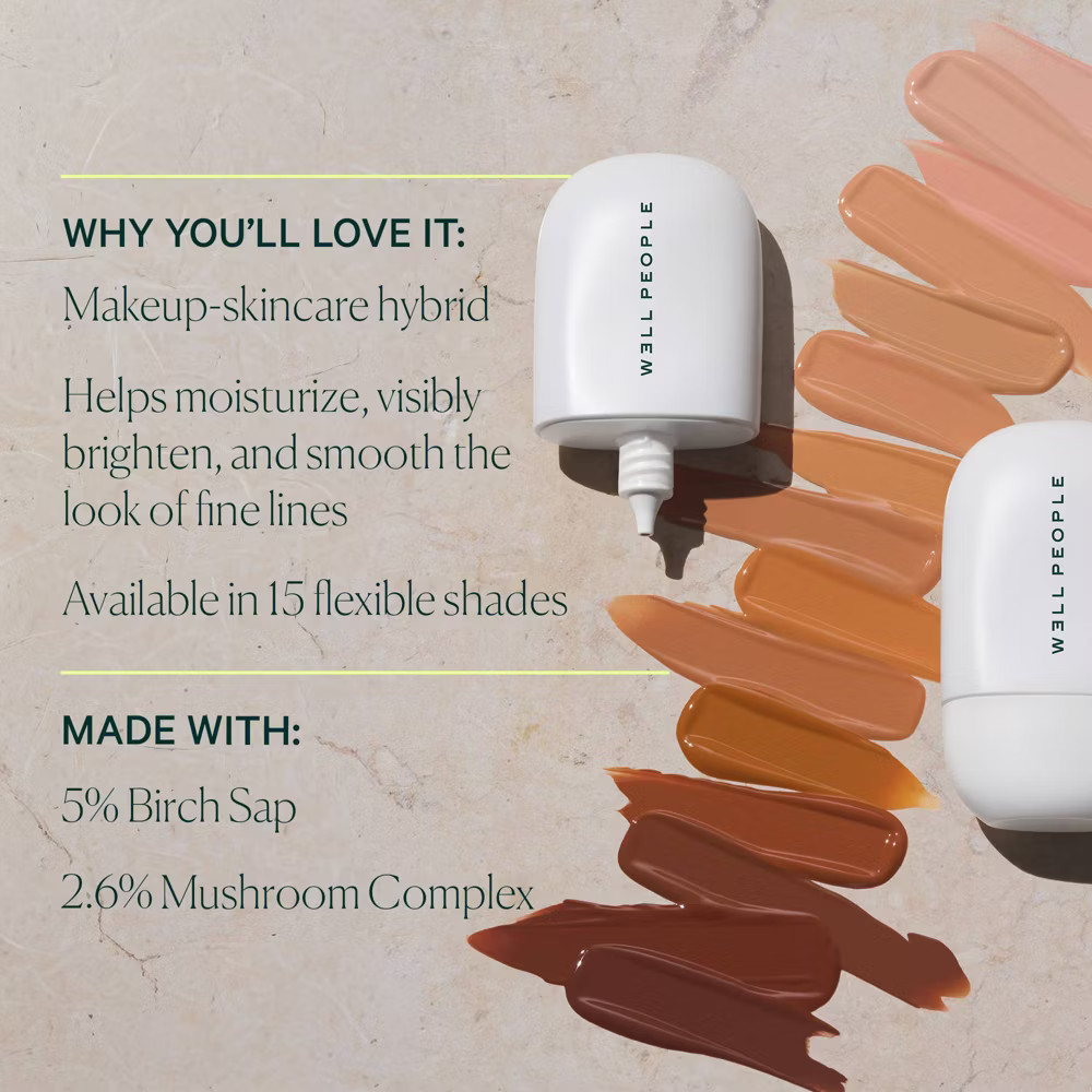 Well People Skinforia Serum Foundation – 28 Medium Neutral – 50ml: Moisturizing,