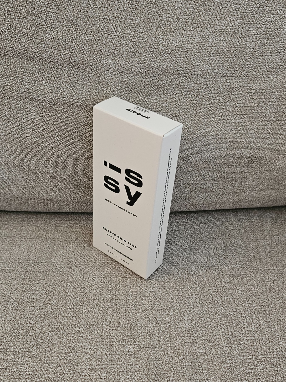 issy Active Skin Tint SPF 35 Oil Free Tinted Moisturizer w/ Niacinamide, Bisque