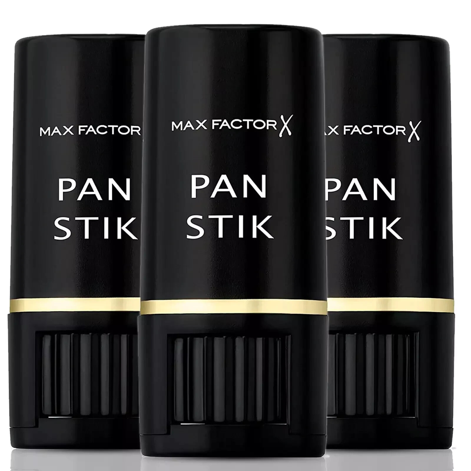 Max Factor Panstik Foundation DEEP OLIVE 60 Full Coverage 0.4 OZ Pack of 3