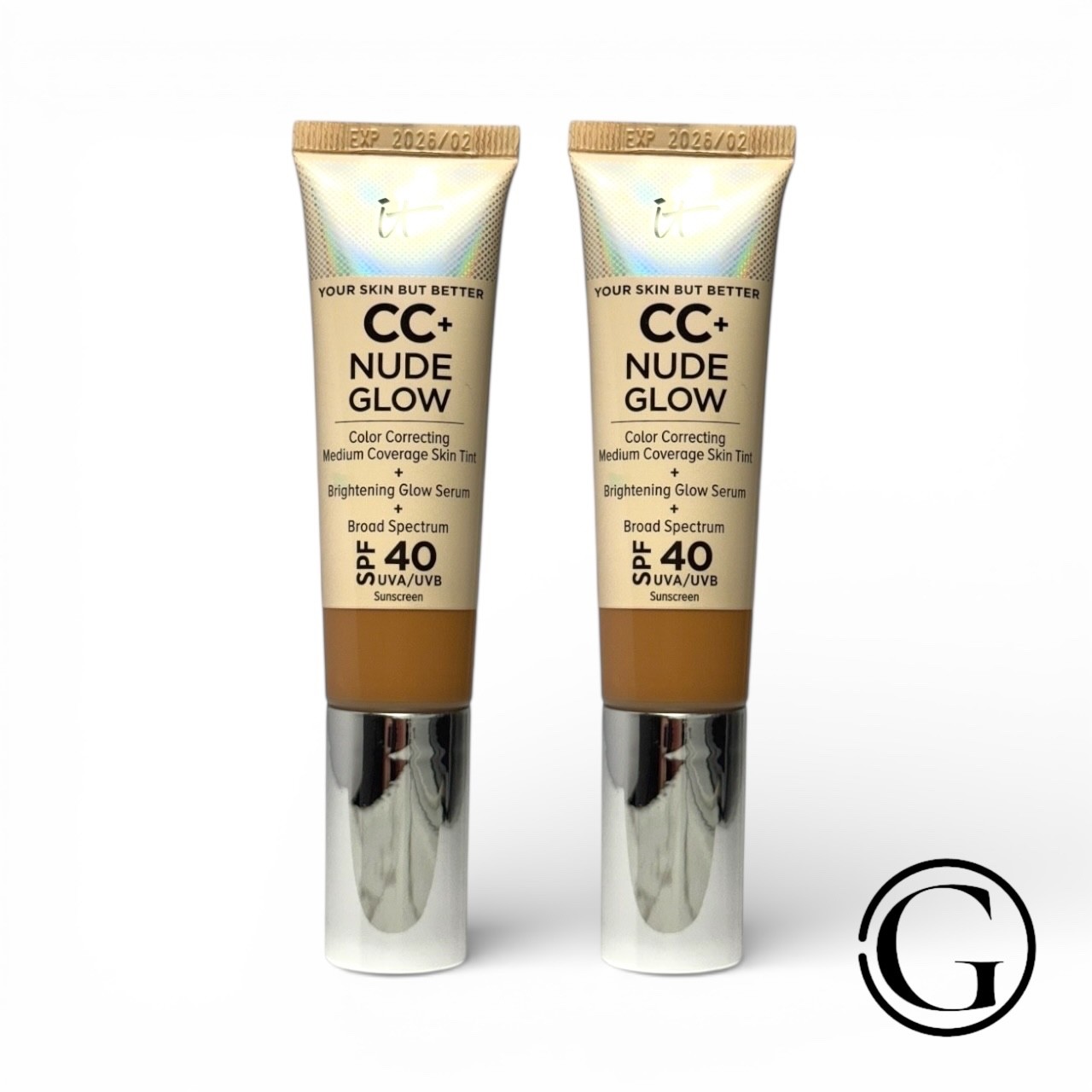 3 PACK IT Cosmetics CC+ Nude Glow Tan Rich 1.08 fl. 02/2026 NWOB