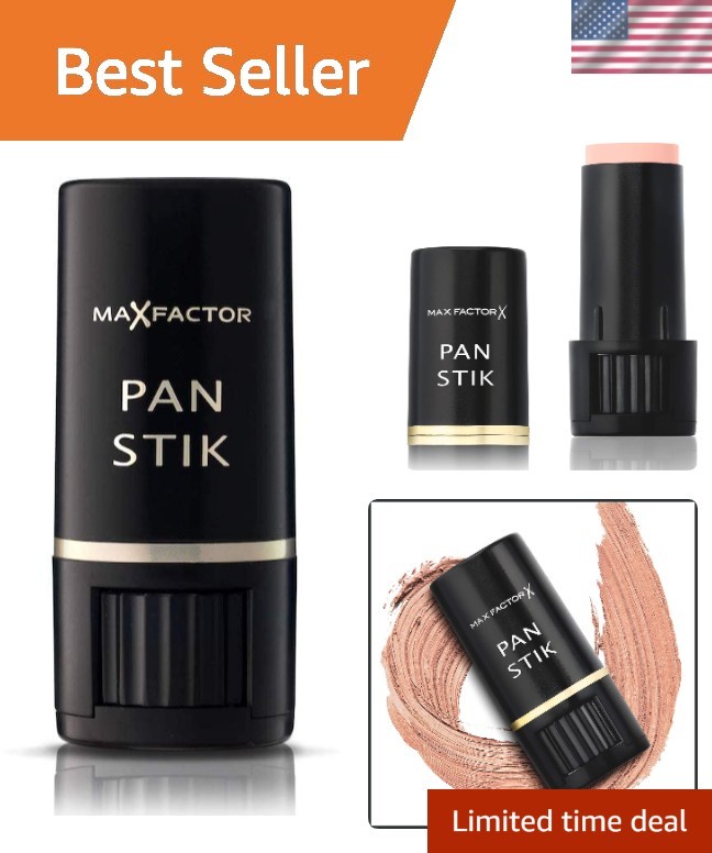 Pan Stik Foundation 25 Fair – Maximum Coverage Foundation Stick, Alcohol Free