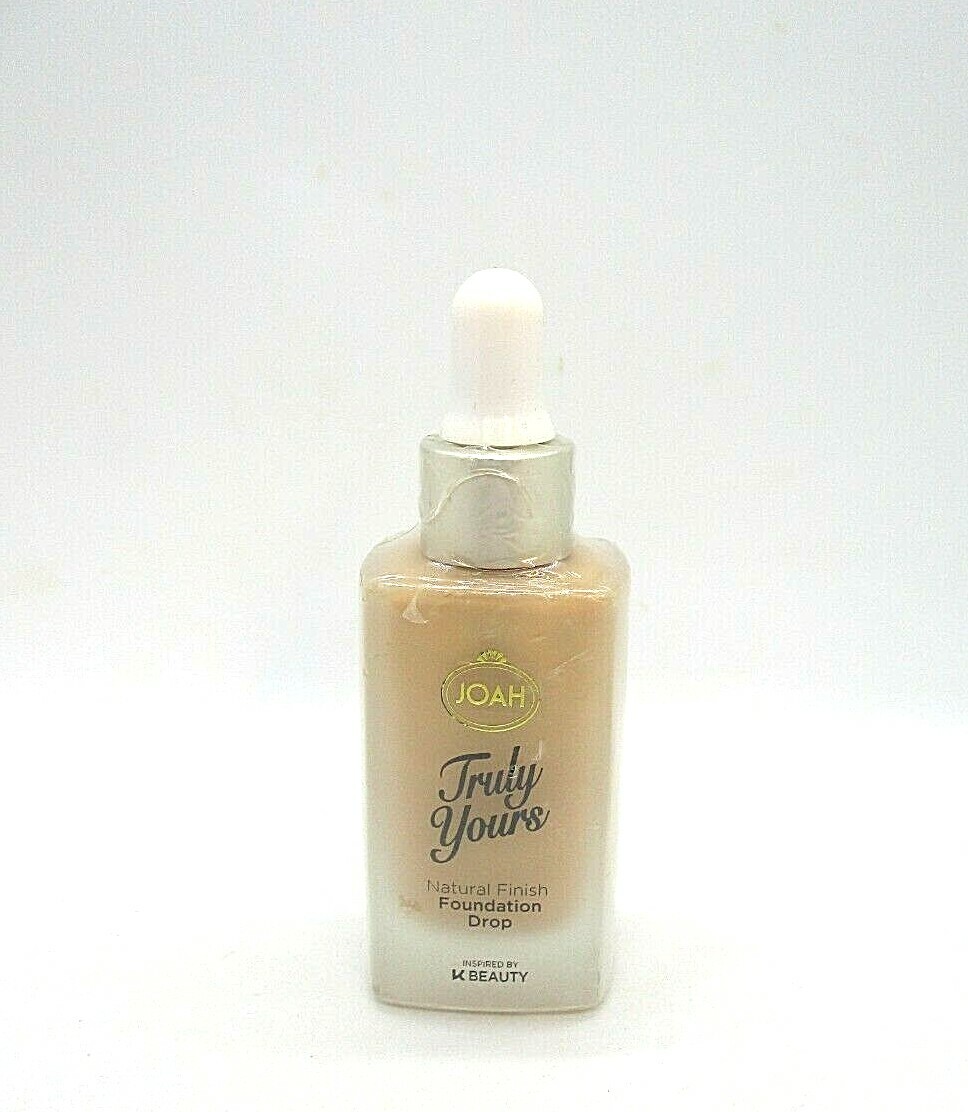 Joah Truly Yours Natural Finish Foundation Drop JLF135 Nude Beige ~ 1.01 oz