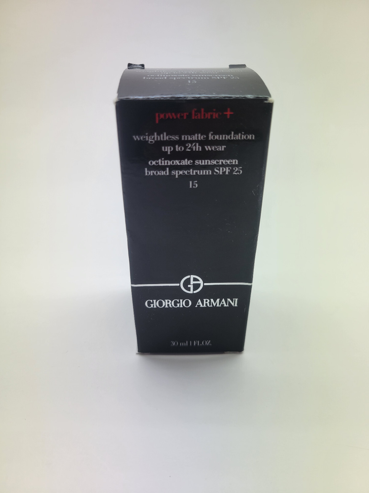 Giorgio Armani Power Fabric+Weightless Matte Foundation # 15 ~ SPF25 ~ 11/24