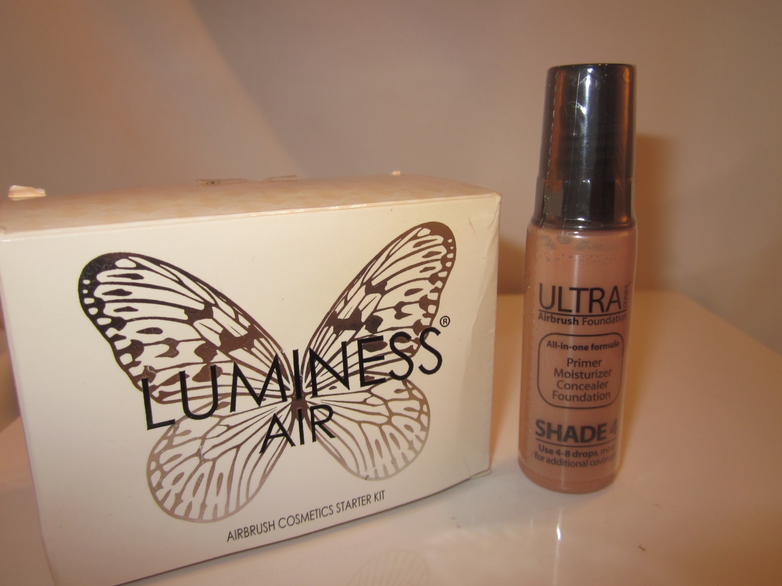 New Luminess Air/Stream Airbrush Makeup ULTRA Shade 4 Foundation .55oz Free Ship