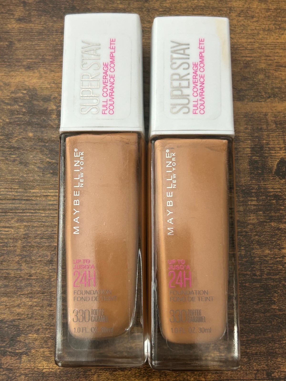 Maybelline Super Stay 24Hr Liquid Foundation 320 Honey Miel – 2 Pack