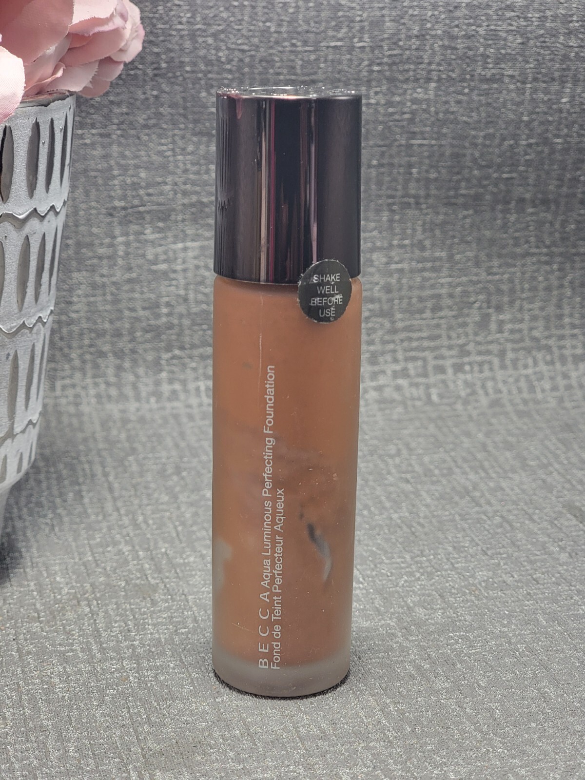 Becca Aqua Luminous Perfecting Foundation 1oz/30ml -DEEP BRONZE New