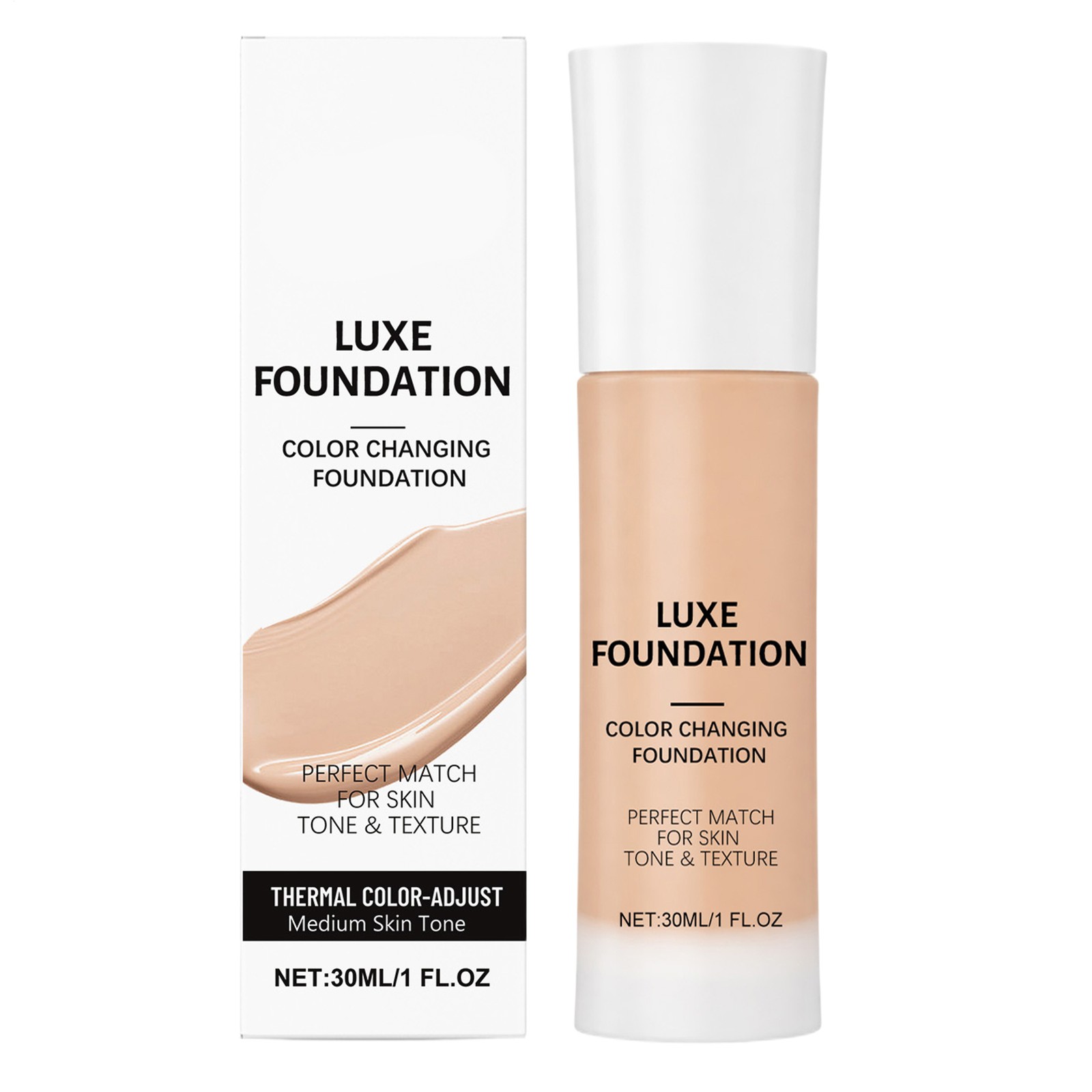 LUXE Intelligent Color Correcting Foundation, 30ml Long-lasting Natural Finish