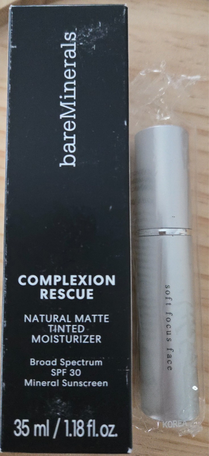 BareMinerals Complexion Rescue Natural Matte Tinted Moisturizer 1.18 oz & BRUSH!