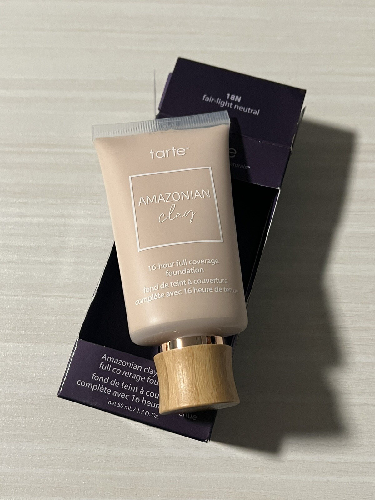 tarte Amazonian Clay Full Coverage Foundation 18N Fair Light Neutral Full Size