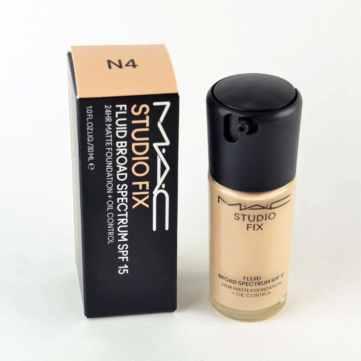 Mac Studio Fix Fluid Foundation SPF 15 Matte Foundation N4 – Size 30mL