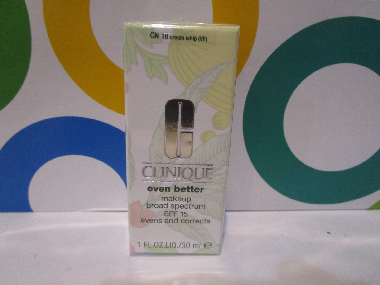 CLINIQUE ~ EVEN BETTER BROAD SPECTRUM MAKEUP ~ # CN 18 CREAM WHIP ~ 1 OZ