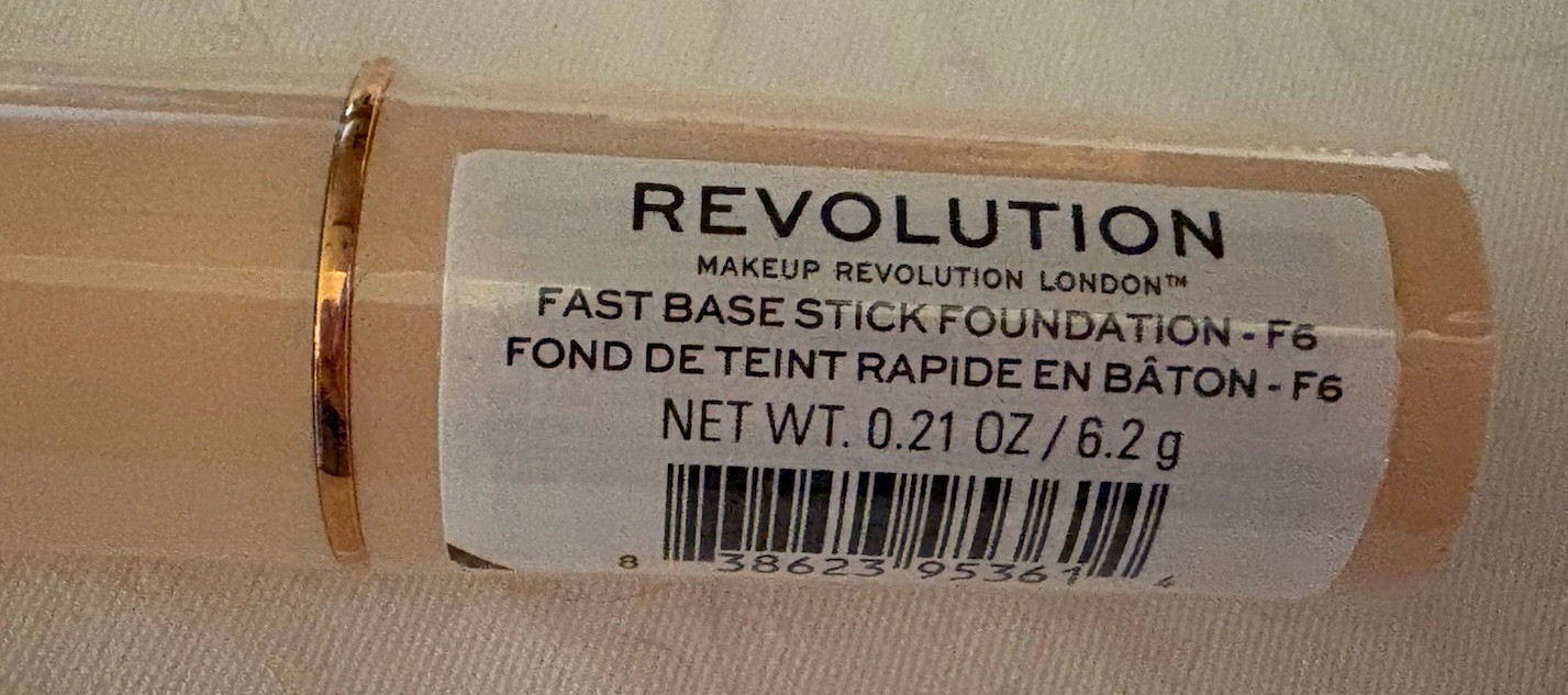 Makeup Revolution Fast Base Stick Foundation – F6 6.2gm