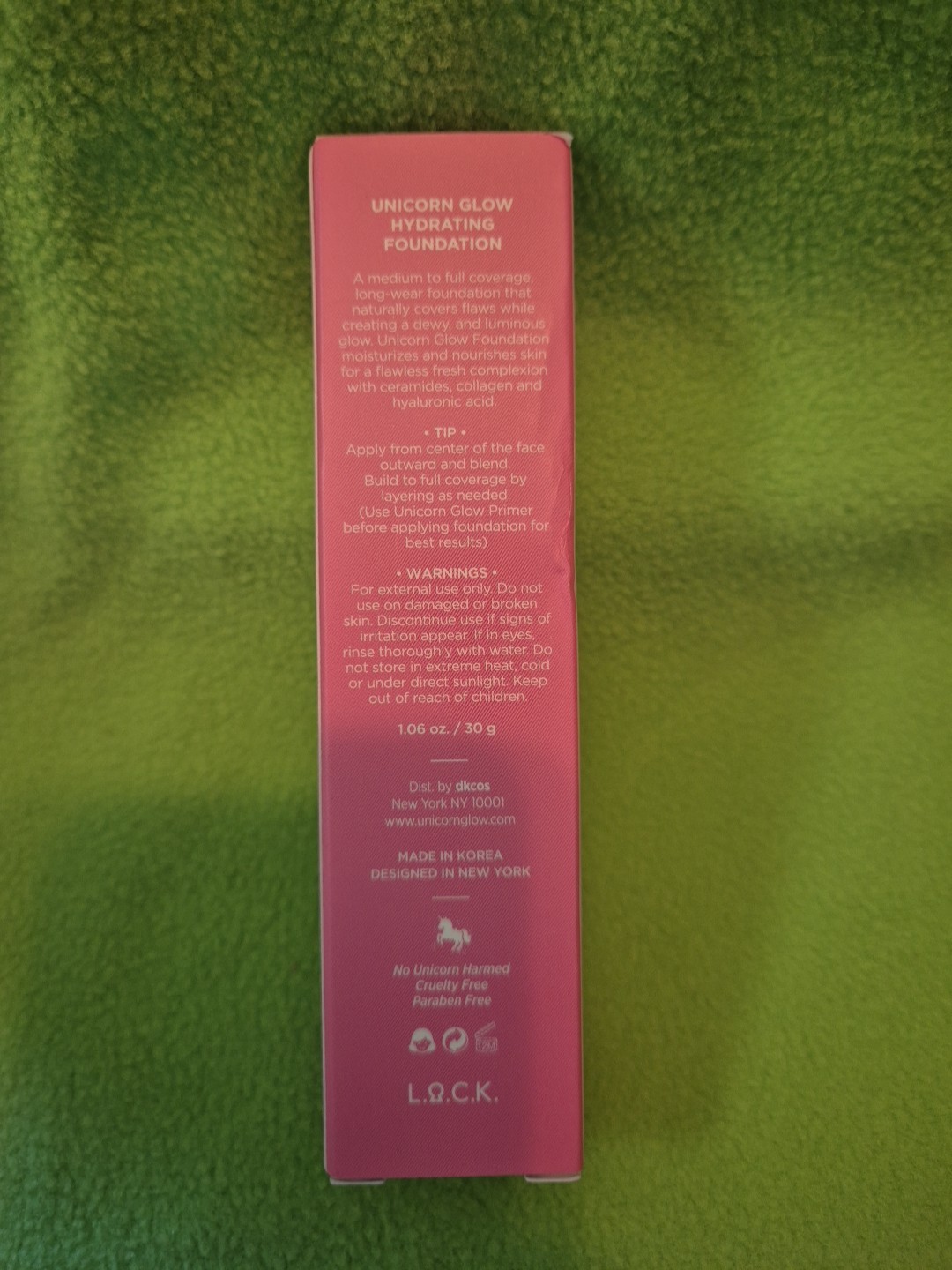 UNICORN GLOW HYDRATING FOUNDATION #9 TOFFEE Collagen Serum + Hyaluronic Acid +