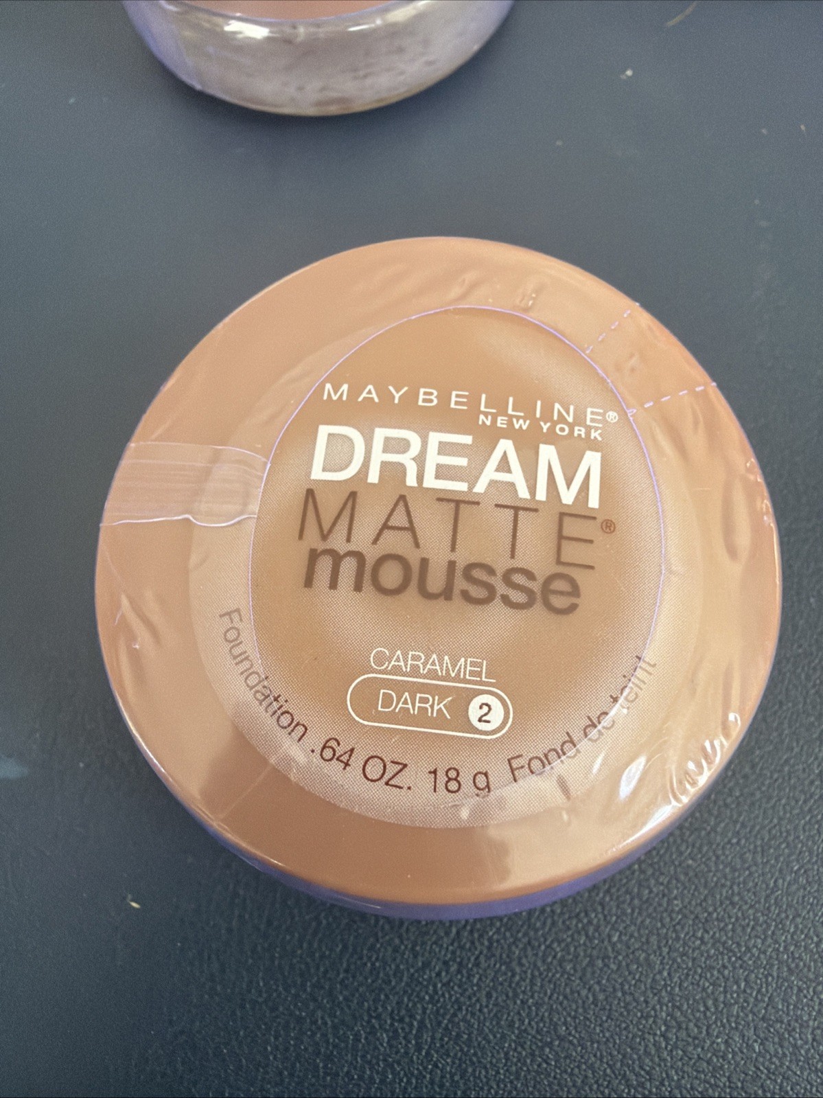 Maybelline Dream Matte Mousse Foundation CARAMEL Dark 2, .64 oz SEALED Brand New