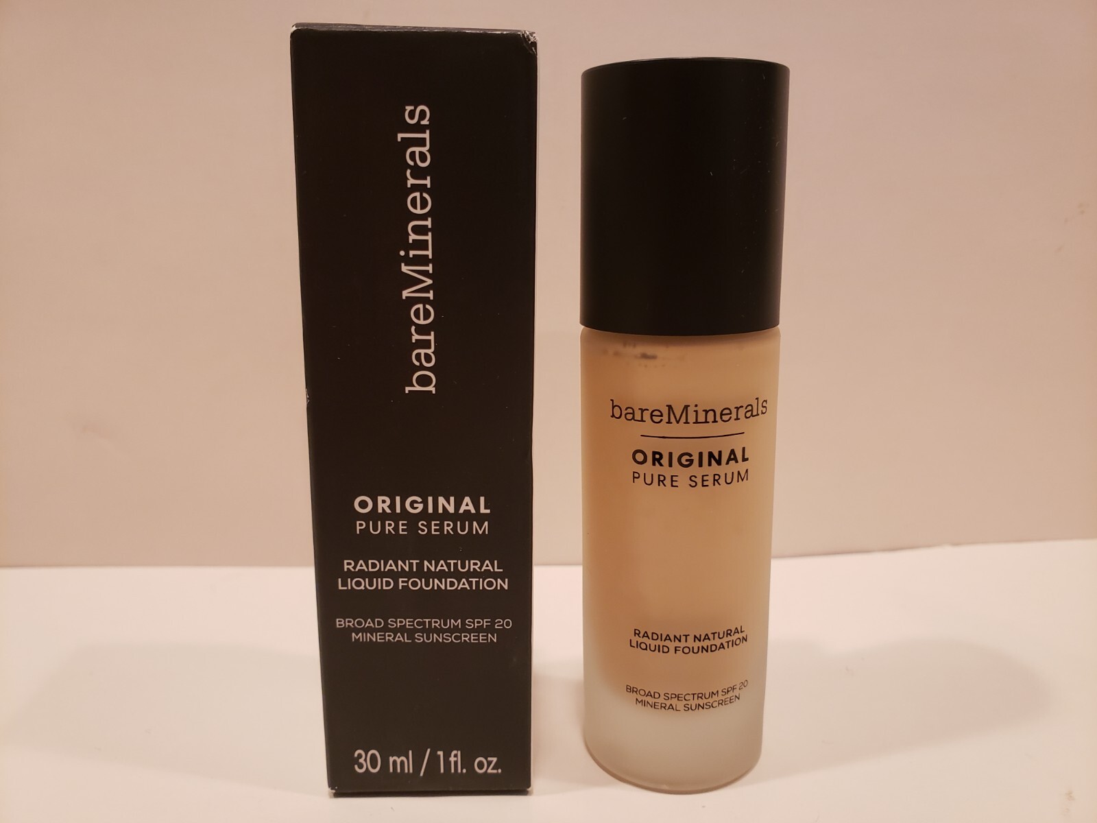 Bare Minerals~Original Pure Serum Liquid Foundation SPF20~Fair Warm 1